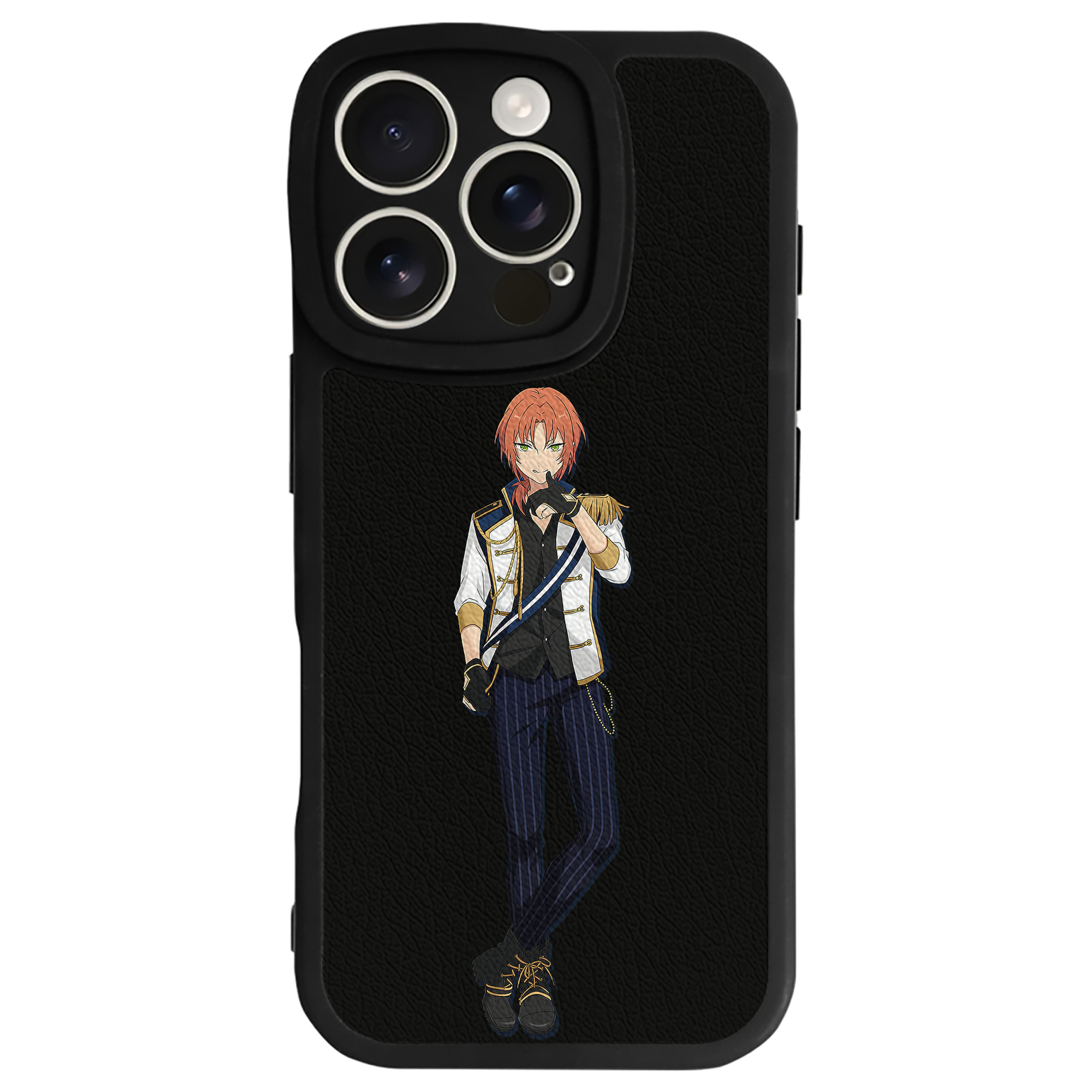 （画像用） あんさんぶるスターズ! Ensemble Stars 【iPhone 16シリーズ対応】シリコンスマホケース（レザー調） 材質：シリコン
